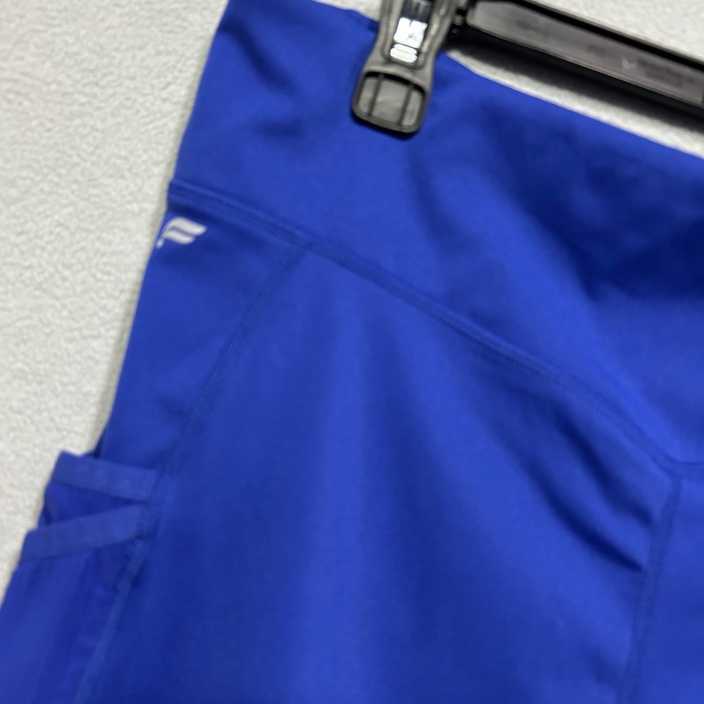 Fabletics Leggings Women XL Blue Motion 365 High Rise Mesh Pocket - Picture 3 of 8